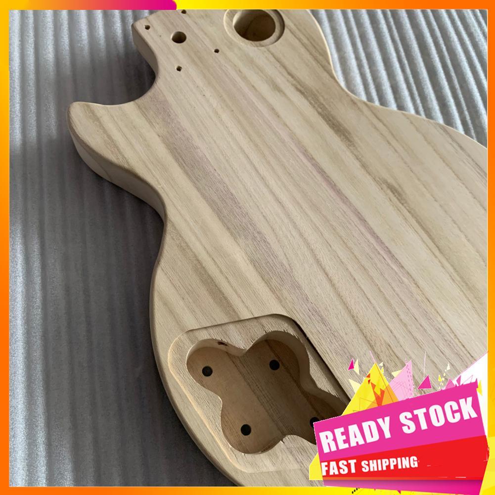 Gfgfgfgg Gfgfgfgg Corpo de guitarra elétrica inacabado, barril em branco de madeira de bordo para guitarras estilo LP,