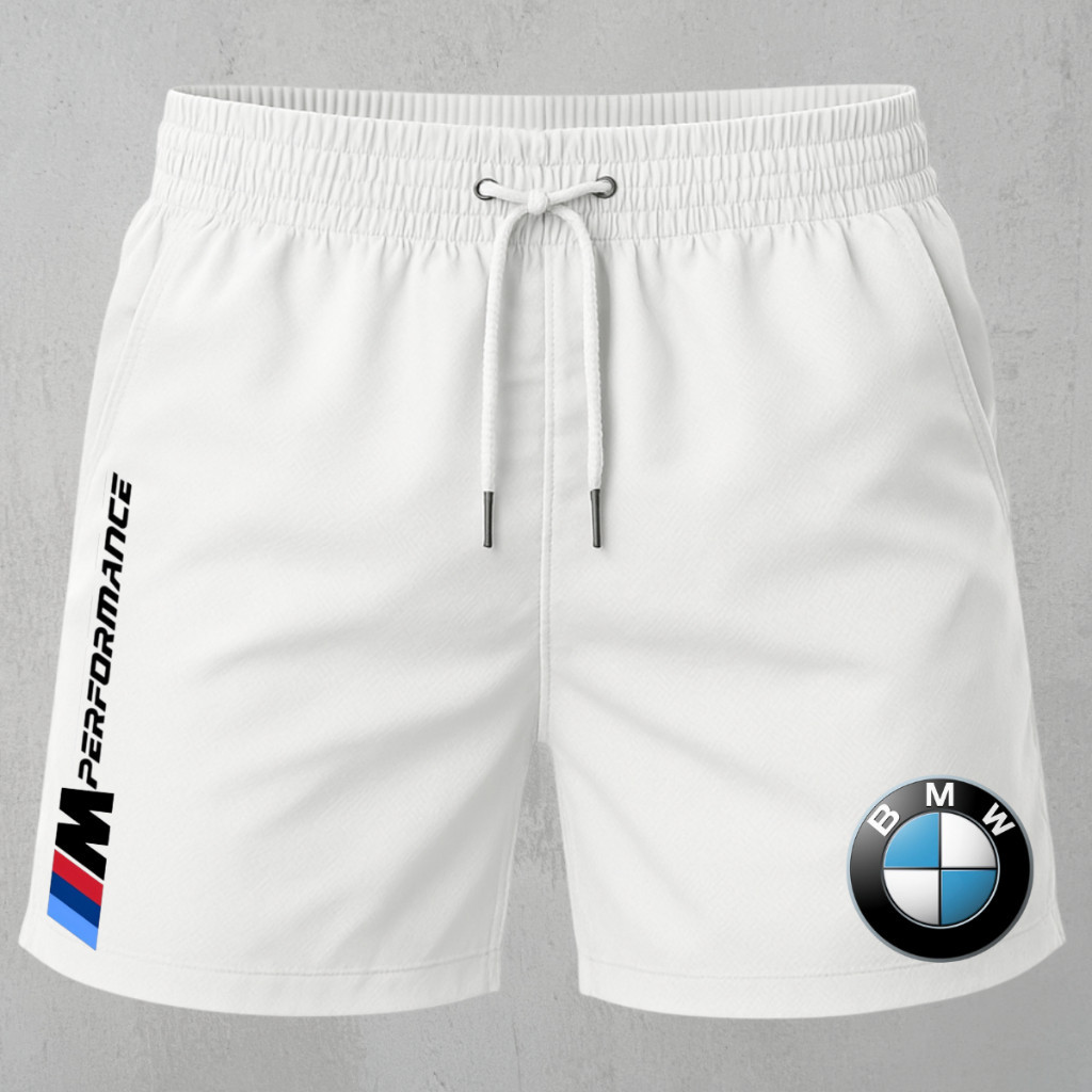 Short Bermuda Tactel elastano Mauricinho Estilo Premium BMW M Performance Esportivo, presente de praia,corrida academia