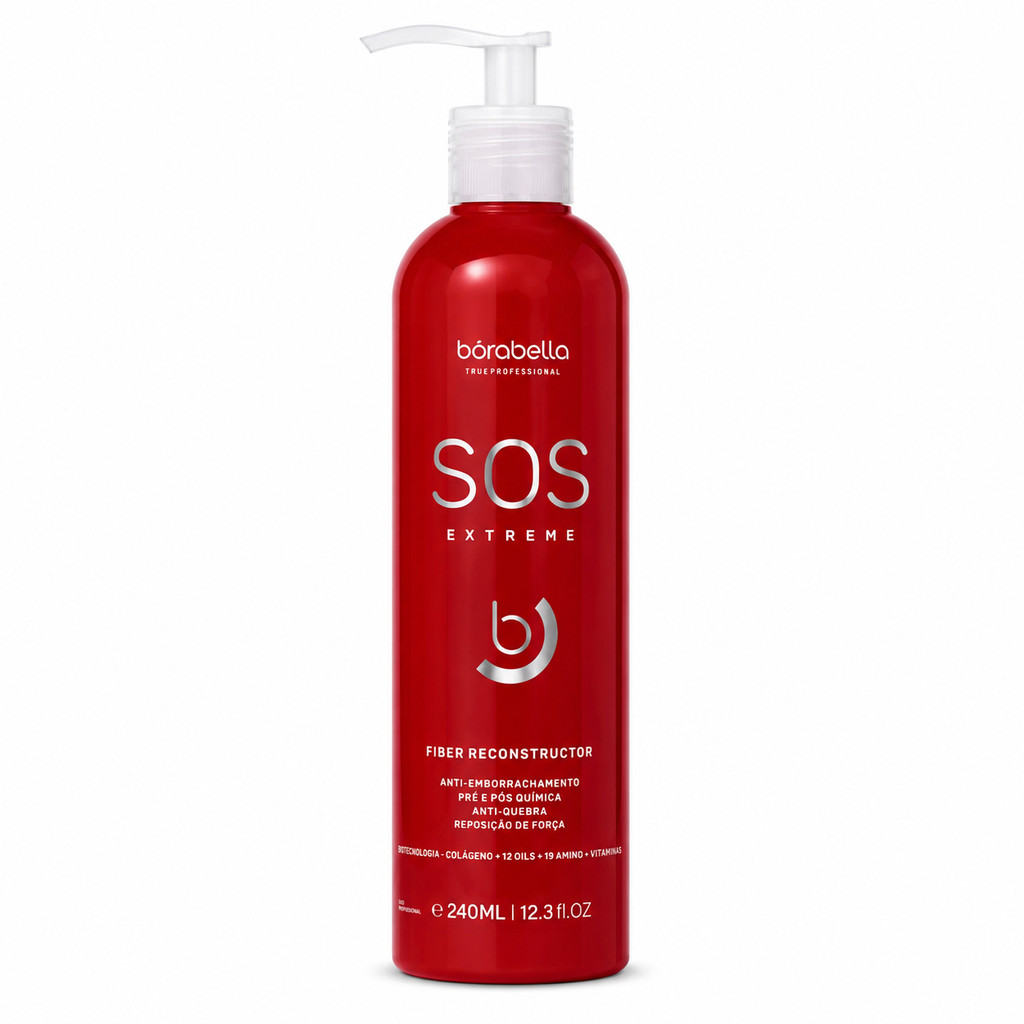 Reconstrutor Capilar Borabella SOS Extreme 240ml anti-emborrachamento