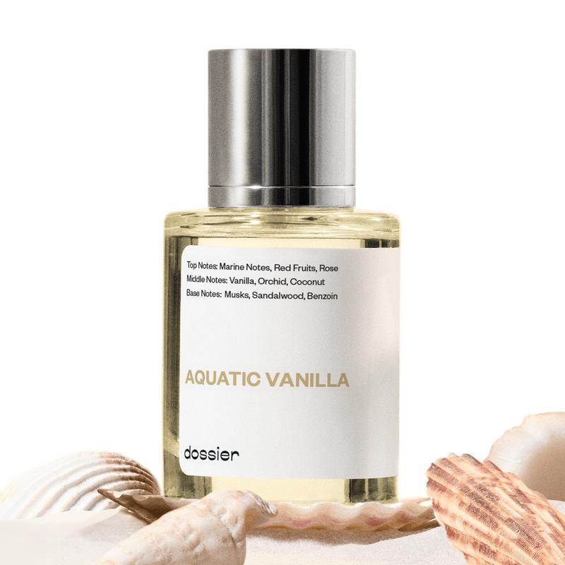 Aquatic Vanilla, Dossier, Unisex, 50ml, Eau de Parfum, Marine Notes, Rose, Red Fruits, Vanilla, Orchid, Coconut, Musk, S