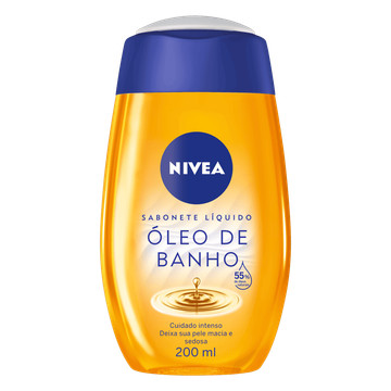 Sabonete Líquido Corporal Nivea Óleo de Banho 200ml