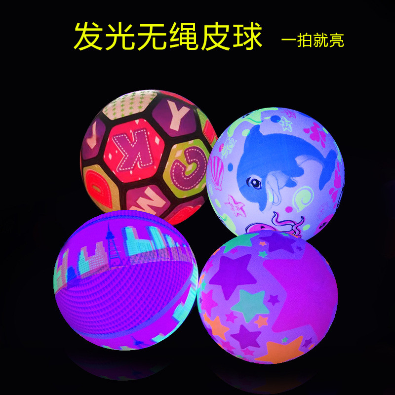 Bola luminosa noite mercado tenda inflável piscando bola brinquedo parque terra empurrar piscando bola com luz bola forn