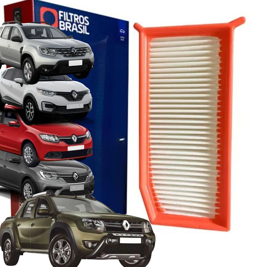 Filtro Ar Renault Captur / Duster / Oroch / Logan / Sandero (Filtros Brasil EAFB251)