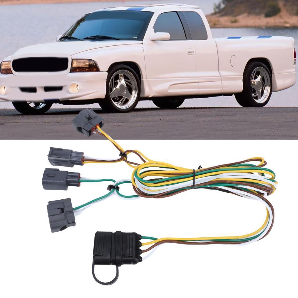 Toolgoing-BR Kit de chicote de fiação de reboque de 4 pinos 55329 Plug and Play Way Light Connector Substituição para