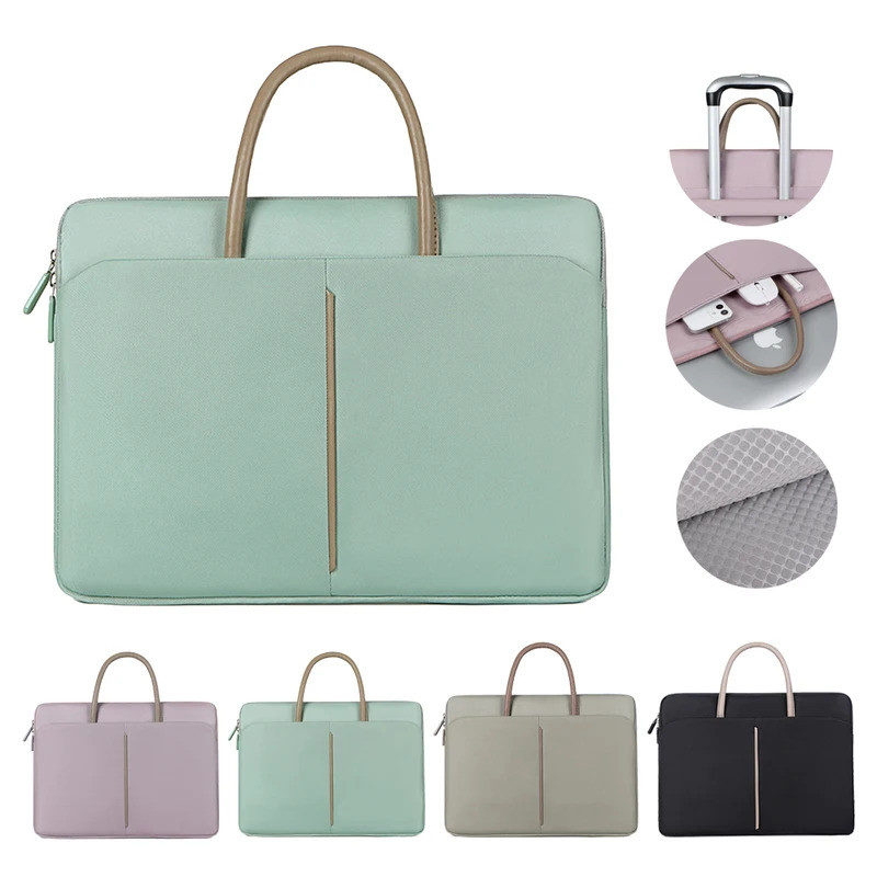 Bolsa Para Laptop Feminina 13.3 14 15 15.6 Polegadas Computador Capa Xiaomi Huawei Hp Lenovo MacBook Air Pro 13 Notebook