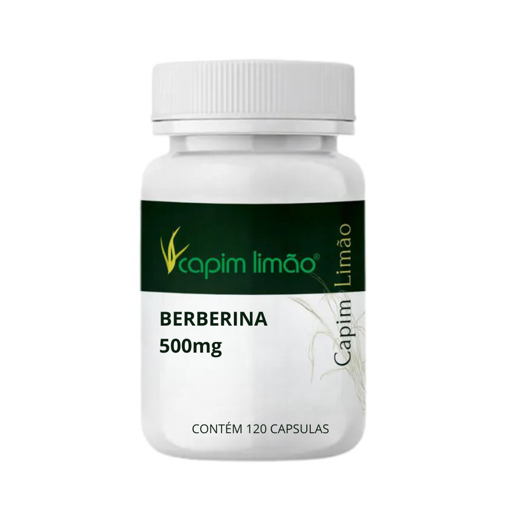 Berberina 500mg 100% pura 120caps 