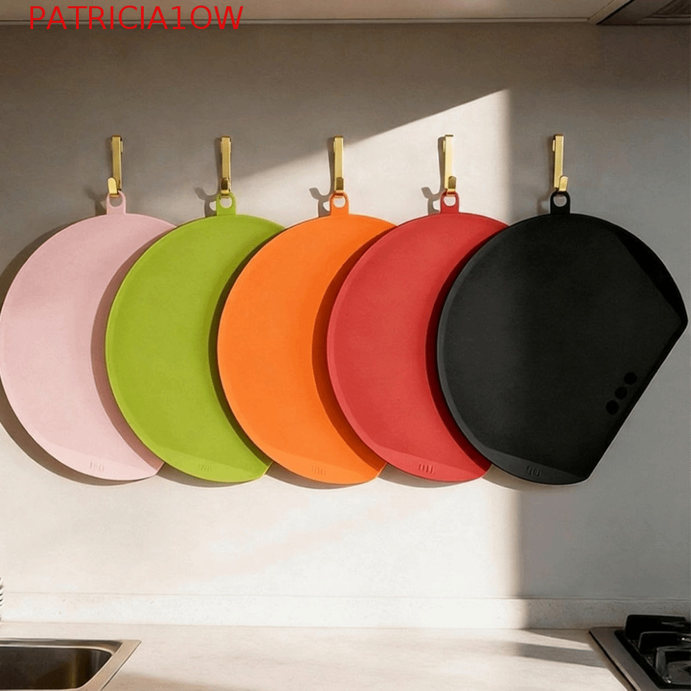 Tábua De Corte Semicircular PATRICIA1OW , TPU Em Forma De D , Bloco De Cozinha Antiderrapante