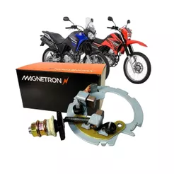 Porta Escova Motor de Partida Arranque Para Yamaha XTZ 250 Lander Tenere Magnetron 90205000