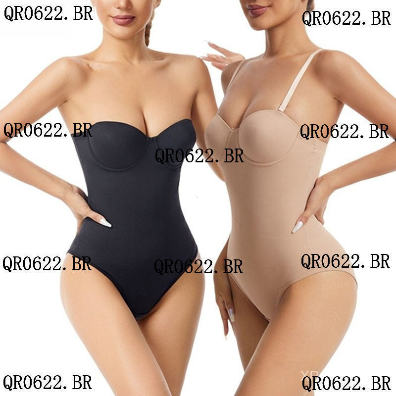 Desmontável Sem Alças Cinta Modeladora Com Bojo Body Modelador Tamanho Grande Sem Costuras Cinta Macaquinho Modeladora