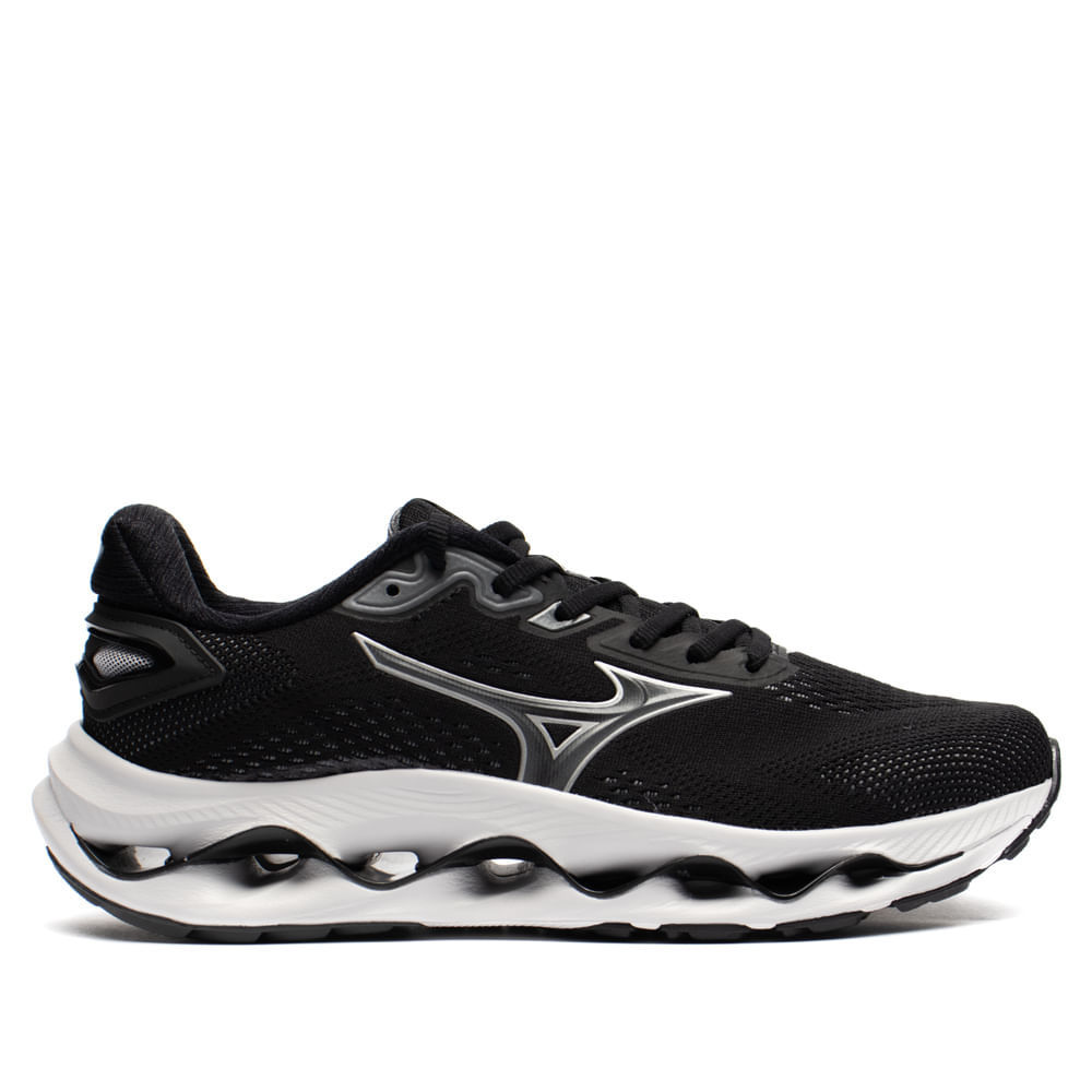 Tênis Masculino Mizuno Wave Legend 5 Esportivo Preto/Cinza