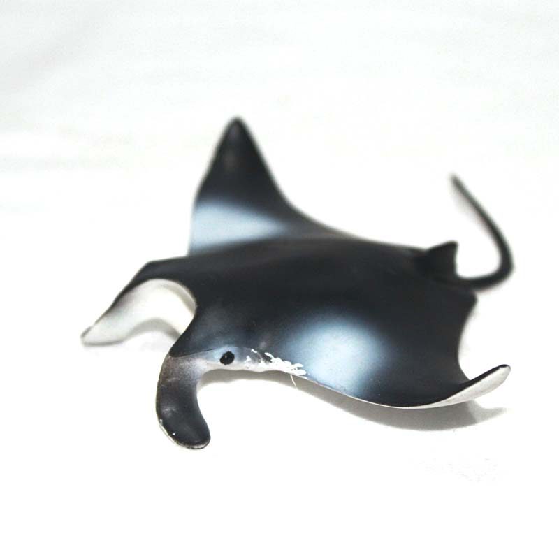 Simulação Safari Sea Animal Modelo Brinquedo Mullet Velcro Stingray Bat Mullet