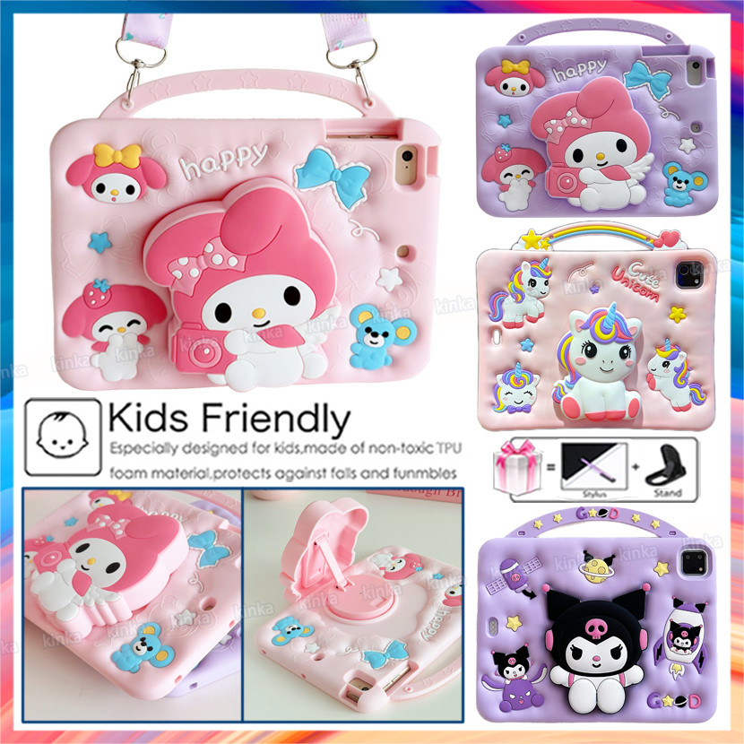 Para Samsung Galaxy Tab A8 X200 X205 A9 X115 A11 X133 A9 Plus X210 S6 A7 Lite T220 T225 T290 Crianças Friendly Cartoon R