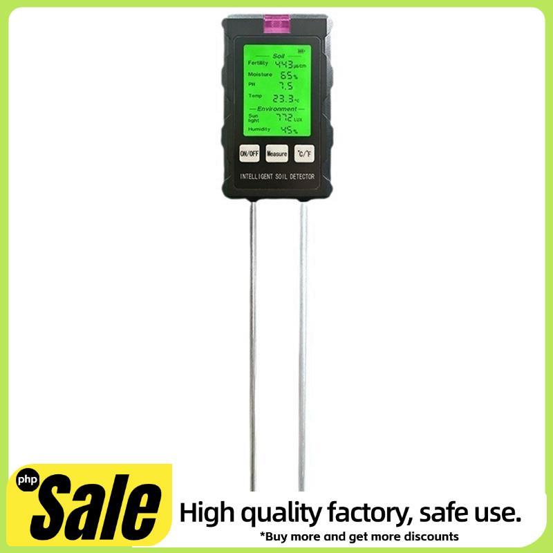 Testador De Solo 6 Em 1 , Umidade , Luz Solar , Medidor De PH , Temperatura Fertilidade Do , Jardim , Planta , Flor ,