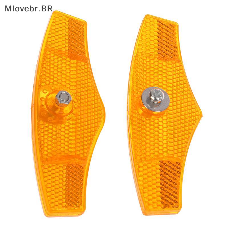 MOVE 1 Par De Luz De Advertência De Bicicleta , Refletor De Raio Roda De Ciclismo Noturna , Refletores De Montagem Refle
