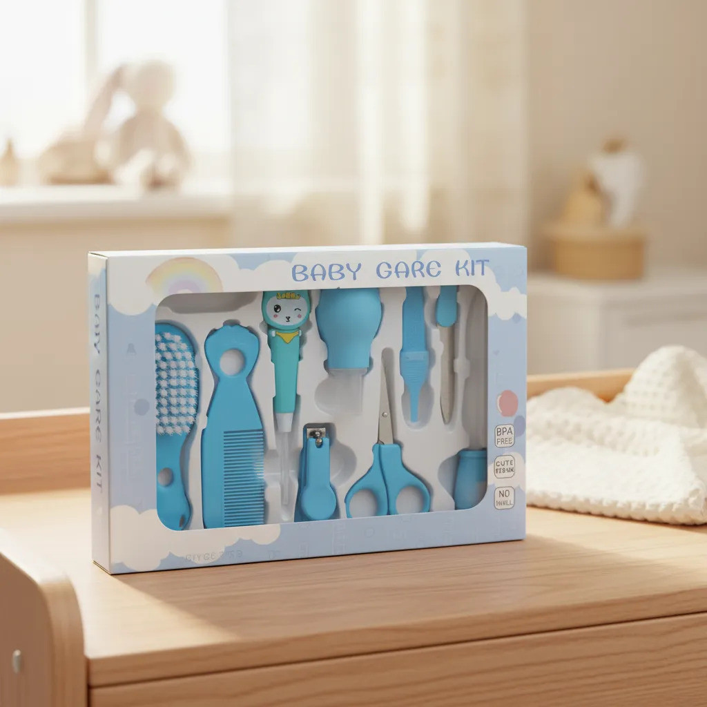 Kit Bebê Cuidados De Higiene Com 10 Itens Livre De Bpa