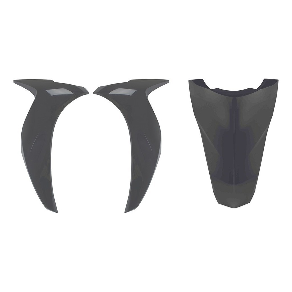 Conjunto Bico Frontal Honda Biz 125 Ex 2019 2020 Cinza Una