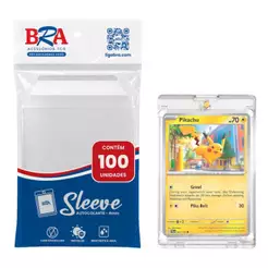 Sleeve Autocolante para TCG Case Magnético 4mm 100 Unidades BRA - BC-1002