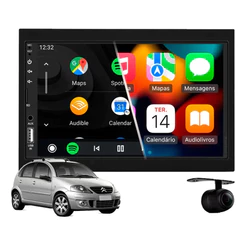 Central Multimídia Carplay Citroen C3 2003 À 2012