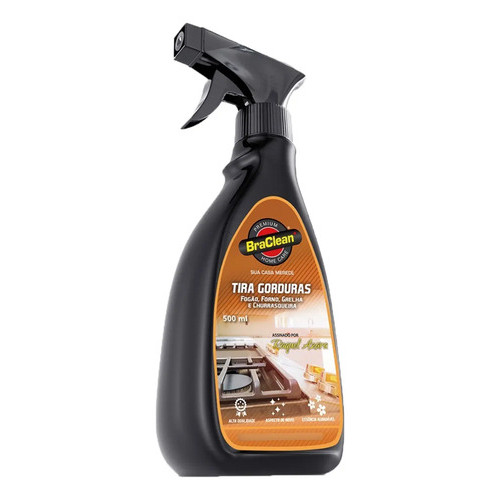 Spray Derrete Gorduras Para Limpeza De Cozinhas E Eletro
