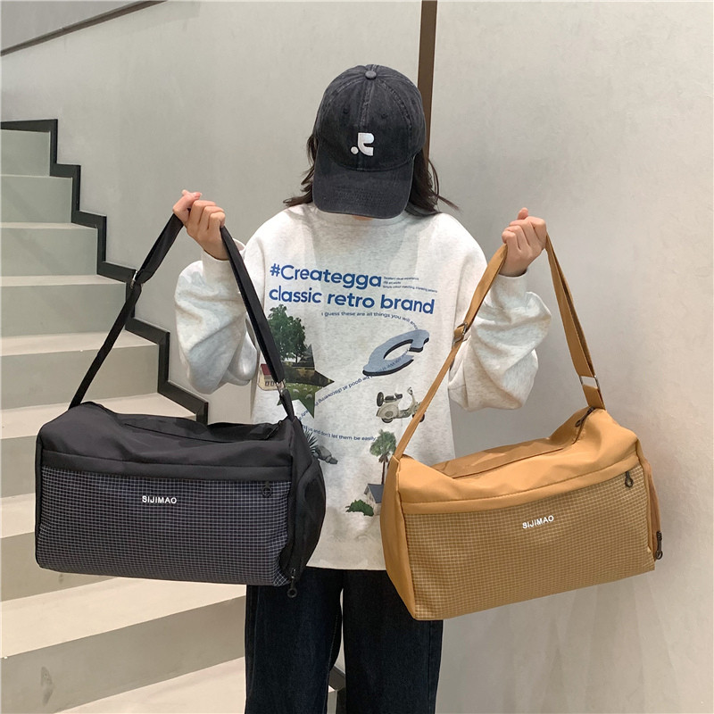 Bolsa de Viagem Feminina em Tecido Oxford, Grande Capacidade, Bolsas de Ombro para Meninas, Design Moderno, Bolsas Espor