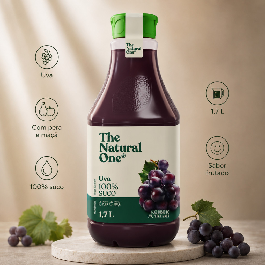 Suco De Uva Misto Natural One Ambiente Sem Glúten 1,7L — imagem 2 de 2