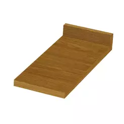 Tampo p/ Balcão Cozinha Gabinete 20x53cm Nature - Henn