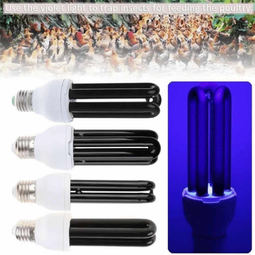 Lâmpada UV ADAMES , Luz Fluorescente Ultravioleta De Roxa Base E27 Para Matar Pragas AC220V