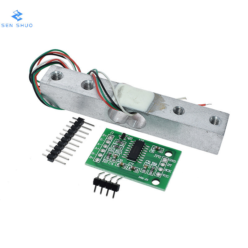 Módulo HX711 + 5kg Sensor de Pressão Conjunto de Pesagem Sensor Módulo de Balança Eletrônica