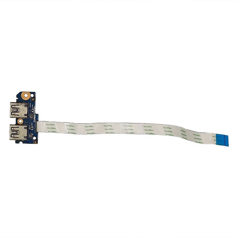 Placa USB Dupla Notebook HP ProBook 4530s 4430s 6050A2411401 646287-001 com Flat 18cm