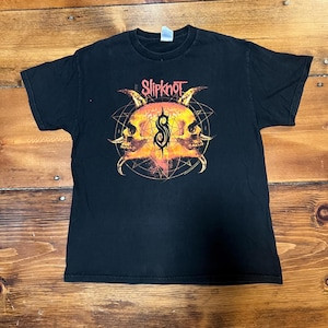 Camiseta Masculina Feminina Oversized Estampa Slipknot Caveira Flamejante Heavy Metal Streetwear T-shirt