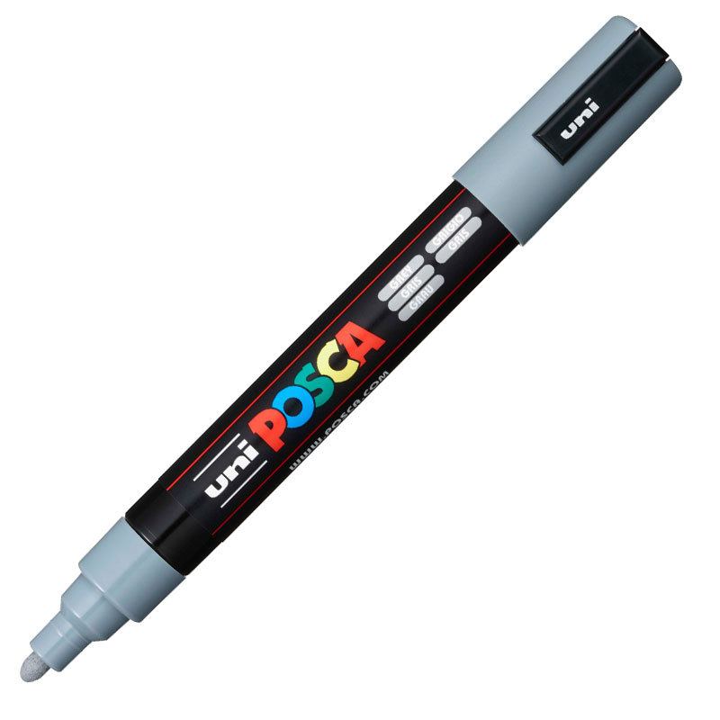 Caneta Posca PC-5M Cinza uni-ball
