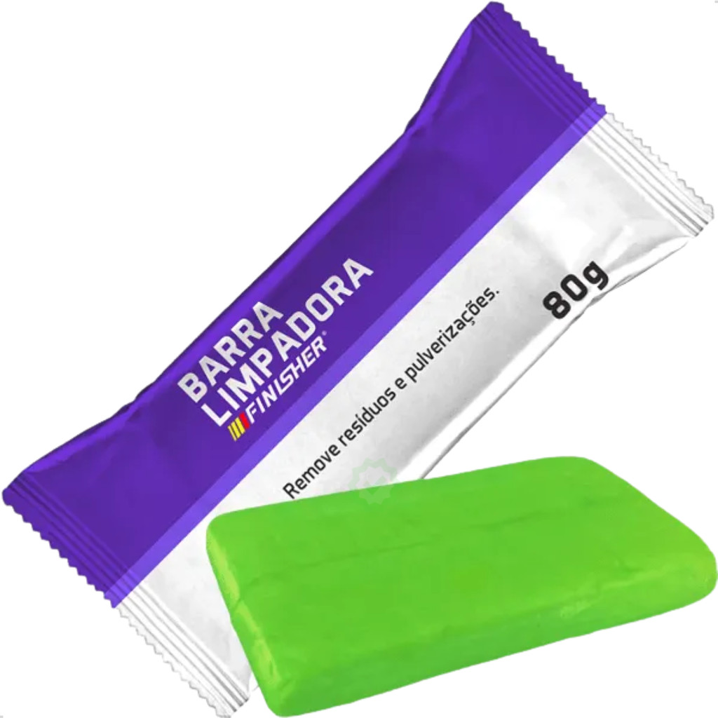Barra Limpadora Clay Bar Finisher Descontaminante Automotivo -  80g