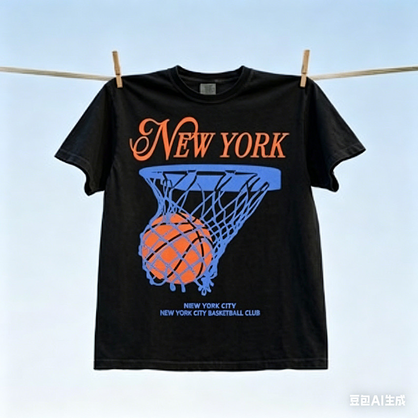 Camiseta Unissex Estampada New York Basquete Streetwear Casual Retro 100% Algodão Envio Rápido