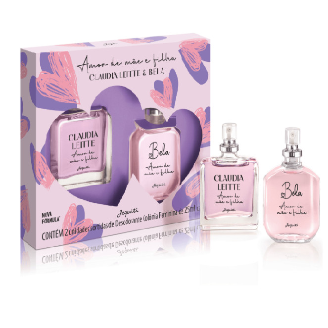 Estojo Claudia Leitte & Bella (2 Colônias de 25ml) - Jequiti