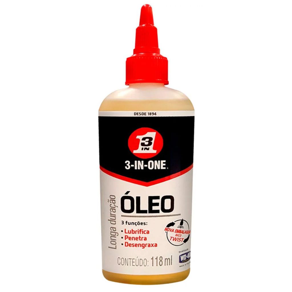 Óleo Lubrificante Desengraxante Protetor 3 Em 1 Wd-40 118ml