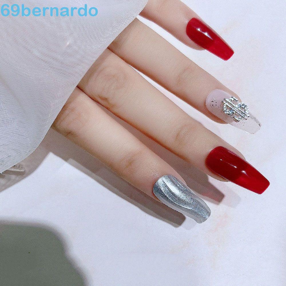 BERNARDO Nail Art Strass Luxo Liga Moeda Design Dinheiro 3D DIY Joias Para Unhas