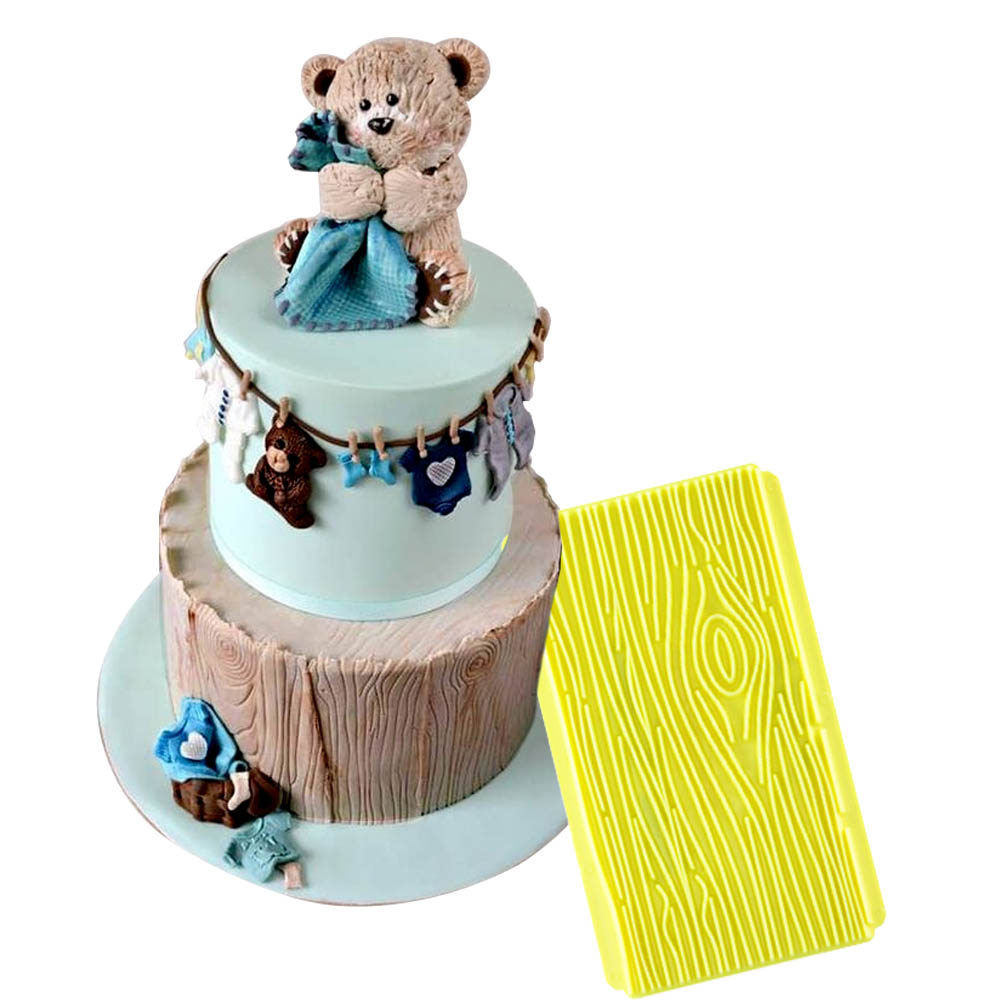 Marcador Tronco Madeira BlueStar Confeitaria Pasta Americana Massa Biscuit