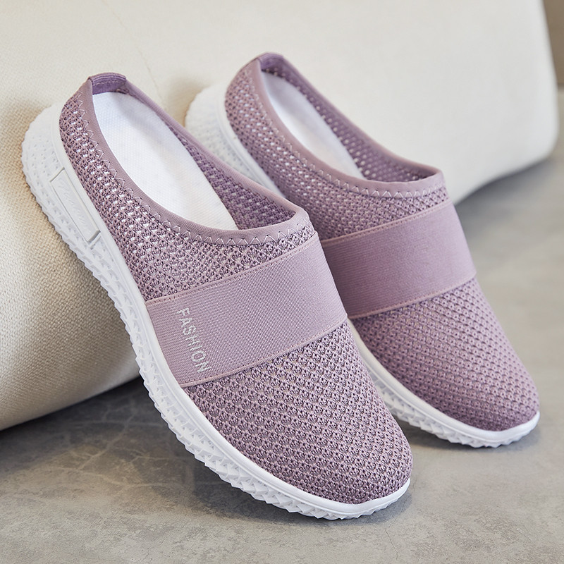 Sapatos femininos verão novo estilo sapatos femininos respirável meio …