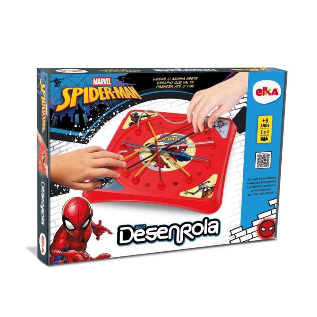 Jogo Desenrola Spider Man Homem Aranha +5 Anos Elka - 1342