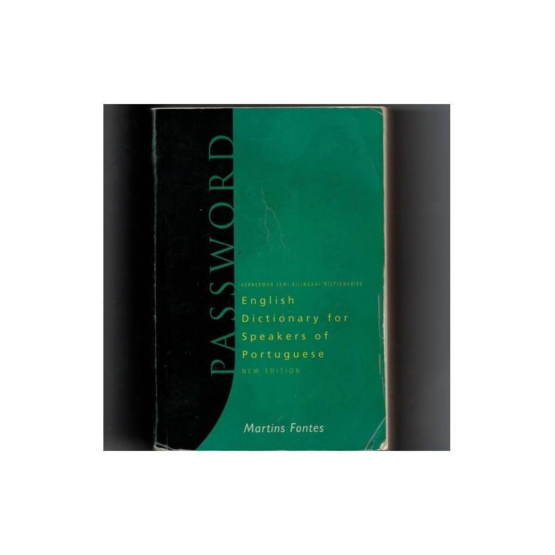 Livro Password English Dictionary For Speakers Of Portuguese de Martins Fontes
