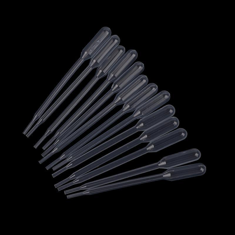 TSBR 100 Peças 0.5ML Plástico Descartável ttes Squeeze Transferência Tts Conta-Gotas Para Molde De Silicone Resina Epóxi