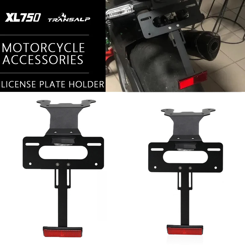 Para Honda XL750 Transalp XL 750 2022 2023 2024 2025 Acessórios Cauda Traseira Arrumado Suporte Da Placa De Licença Moto