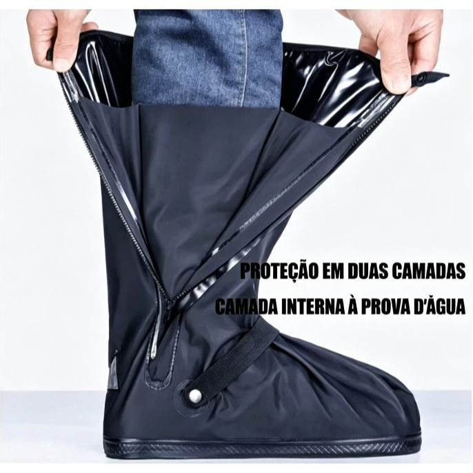 Capa de chuva para tênis esportivo de cano alto, unissex, antiderrapante e à prova d'água, preço especial YY