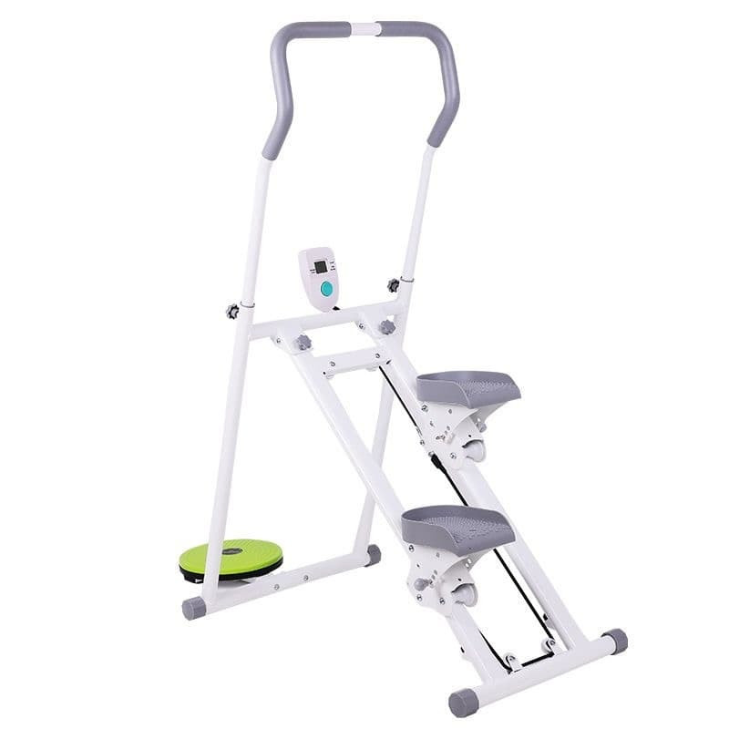 Simulador de escada multifuncional para uso doméstico, stepper dobrável, capacidade de carga de 120 kg.