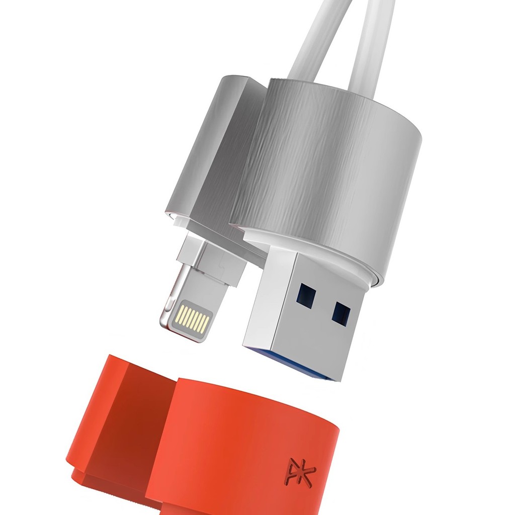 Cabo de carregamento certificado MFI para celular Apple 16G Computador U Disk USB-A para carregamento Lightning 2.4A