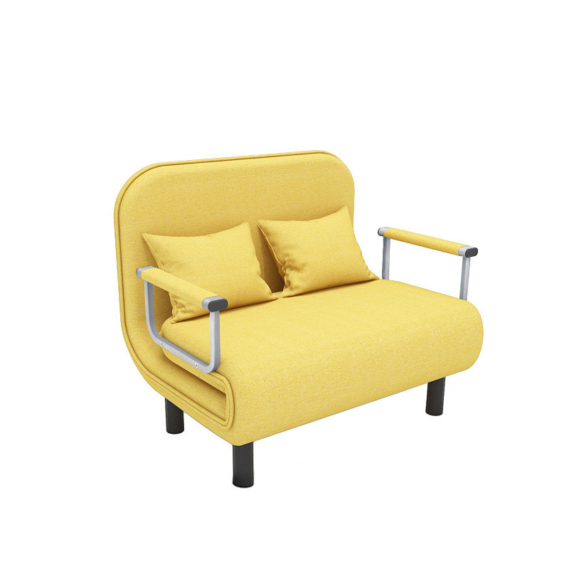 Sofá-cama dobrável para a hora do almoço no escritório, sofá-cama relaxante para o quarto, sofá-cama dobrável de tecido 