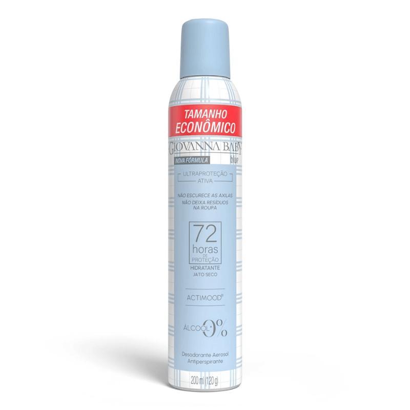 Desodorante Aerossol Giovanna Baby Blue 72h 200ml