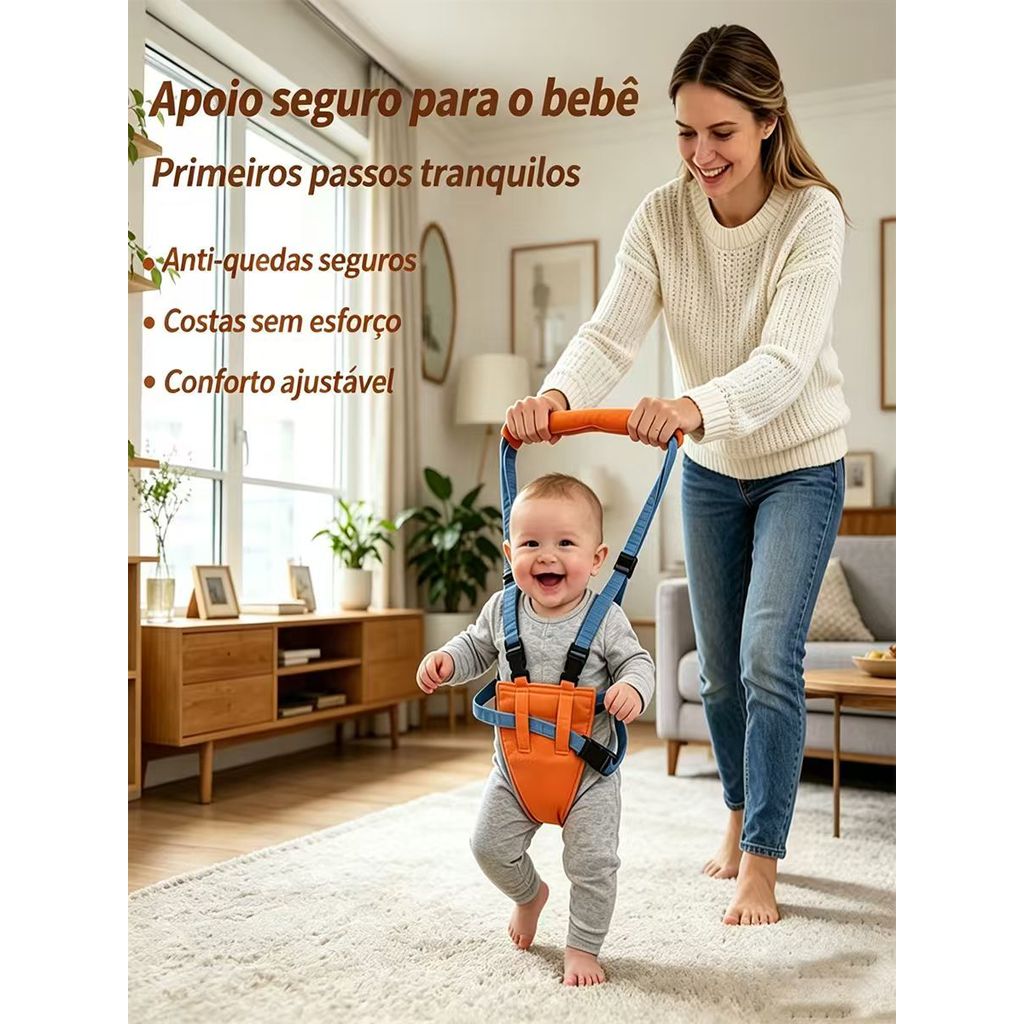 Cinto De Seguranca Bebe Aprender Andar Arnes Anti Quedas Ajustavel Confortavel Respiravel