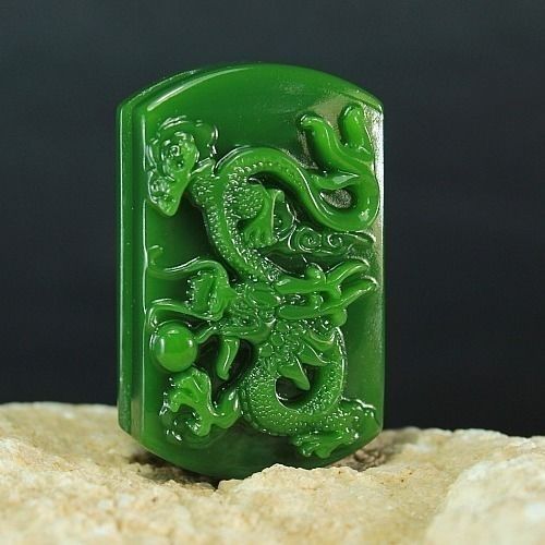 Jade Espinafre Dragão Verde Quatro Mares Masculino Fivela de Cinto Pingente de Cintura