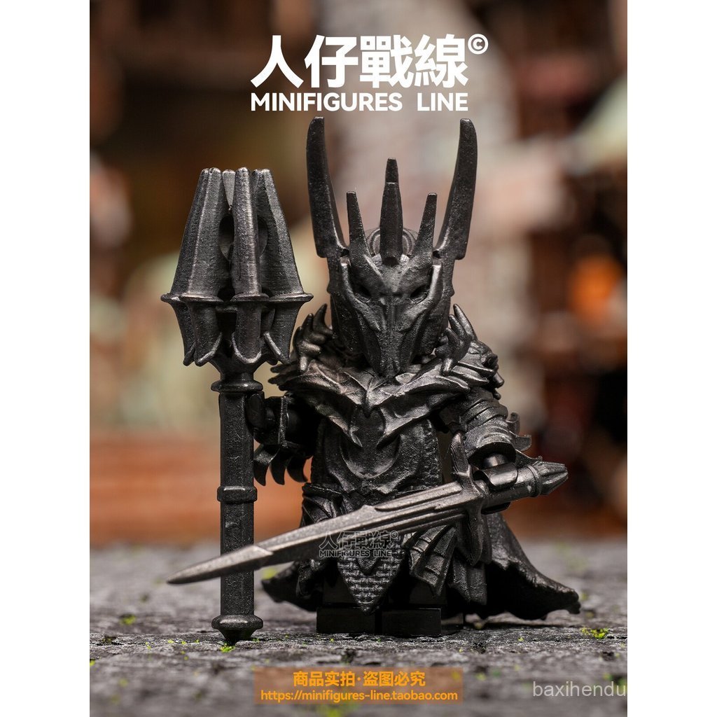 Novo O Senhor dos Anéis, O Hobbit, Senhor das Trevas Sauron, Figuras de Blocos de Montar Medievais, Brinquedos para Meni